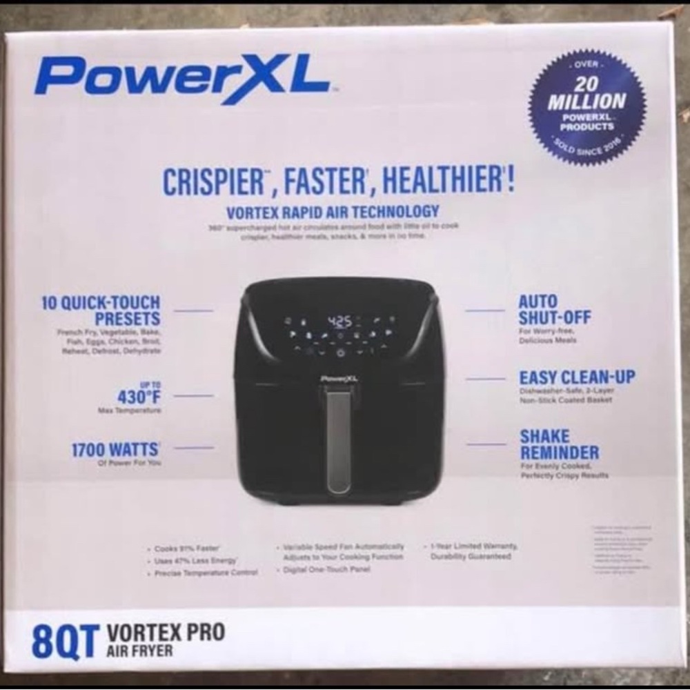 PowerXL Vortex Pro Air Fryer 8QT